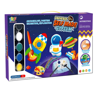 Picture of Making and coloring gypsum shapes