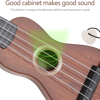 Picture of Small Beginners Musical Guitar with 4 Adjustable Strings for Kids Boys and Girls in Dark Brown