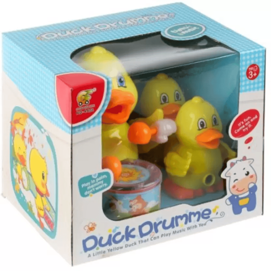 Picture of Musical Duck Toy with Lights and Sounds Ducklings Follow Mom Duck Play Toy for Babies Toddlers