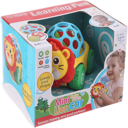 Picture of Mini lion pull back racing car