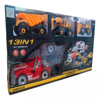 Picture of 13 IN 1 CONSTRUCTION VEHICLES DIY EDUCATION TOYS WITH LIGHT AND SOUND - 22PCS