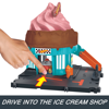 Picture of Hot Wheels City Downtown Ice Cream Swirl Playset From The Series “Let's Race” With 1 Toy Car