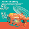 Picture of Bubble Blowing Toy, Propeller Rotating Sound Light Helicopter Shaped