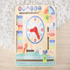 Picture of TOOKY TOY - Wooden Calendar Game