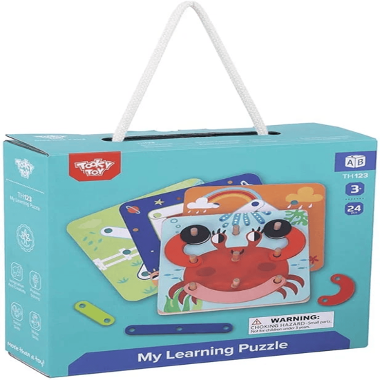 Picture of TOOKY TOY- My Learning Puzzle