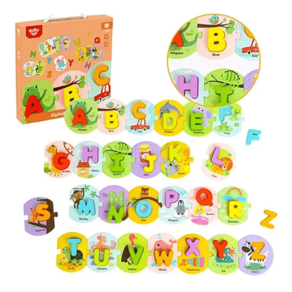 Picture of TOOKY TOY- Alphabet Puzzle