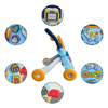 Picture of Kiddos 3-in-1 Musical Baby Walker with Removable Drawing and Sound Board for Kids, Blue