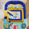 Picture of Kiddos 3-in-1 Musical Baby Walker with Removable Drawing and Sound Board for Kids, Blue