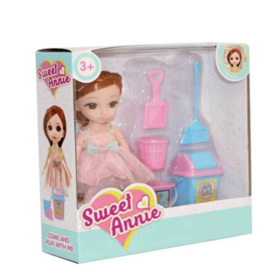 Picture of Sweet Annie Doll With Cleaning Set