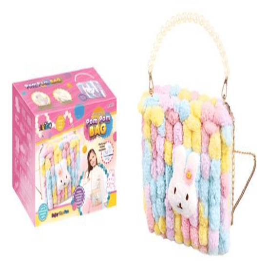 Picture of Set Cartera Bolso Pompom Manualidades Estilo - Toy Store