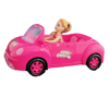 Picture of Travel Girl Family Convertible Car Toy – Double Door Cartoon Cabriolet with Open Trunk for Kids