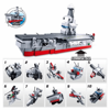 Picture of Aircraft carrier + 10 units of transported transport (33 cm, 424 parts)