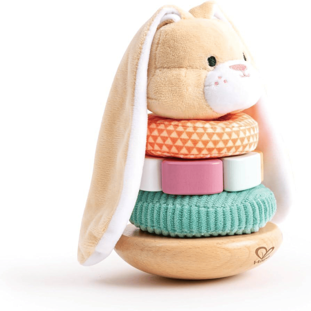 Toy. Rabbit stacking rings